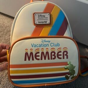 Loungefly Cream and Orange Backpack